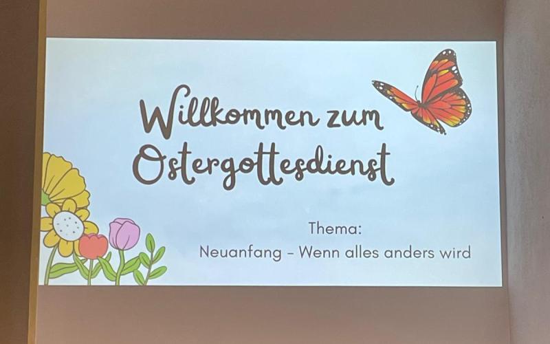 Ostergottesdienst 2025 in der Kirche
